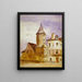 La Tour Alexandre en 1827 et la fontaine Saint-Victor - Thomas Shotter Boys — framed artwork on a wall