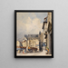 La rue des Prouvaires and the Saint-Eustache church - Thomas Shotter Boys — framed artwork on a wall