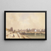 The Pont-Royal in 1833 - Thomas Shotter Boys — framed artwork on a wall