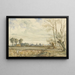 Prairies with a distant view of Oxford - Thomas Shotter Boys — framed artwork on a wall