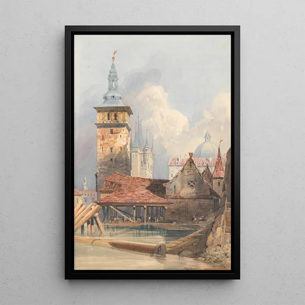 Prague - Thomas Shotter Boys — framed artwork on a wall