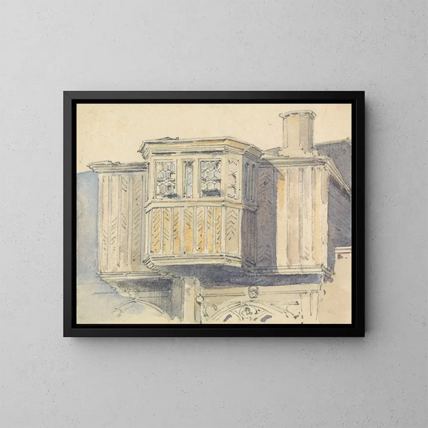 Queen Anne Boleyn's Chamber, Windsor Castle - Thomas Shotter Boys — framed artwork on a wall