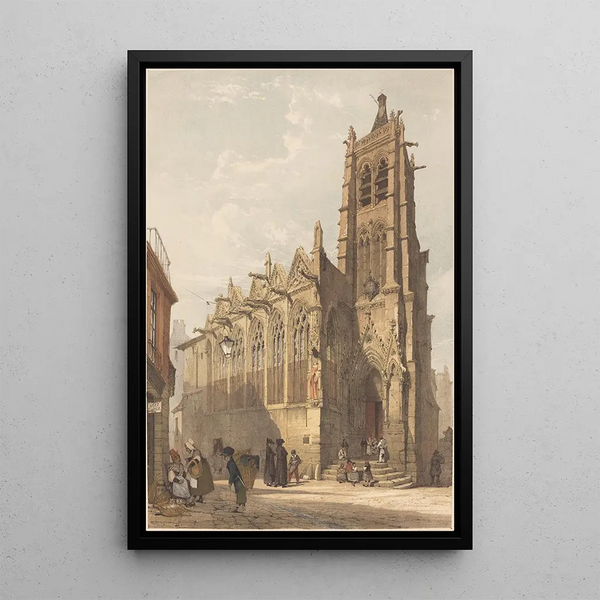 Saint-Séverin Paris - Thomas Shotter Boys — framed artwork on a wall