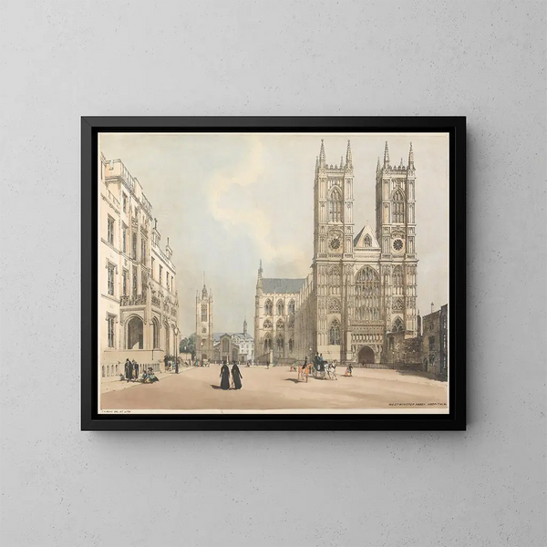 Hospital of Westminster Abbey - Thomas Shotter Boys — framed artwork on a wall