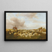 Averses d'avril - Thomas Sidney Cooper — framed artwork on a wall