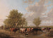 Traversée d'un ruisseau en banlieue de Canterbury - Thomas Sidney Cooper — artwork view