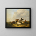 Enquête sur le ferry de Tilbury - Thomas Sidney Cooper — framed artwork on a wall