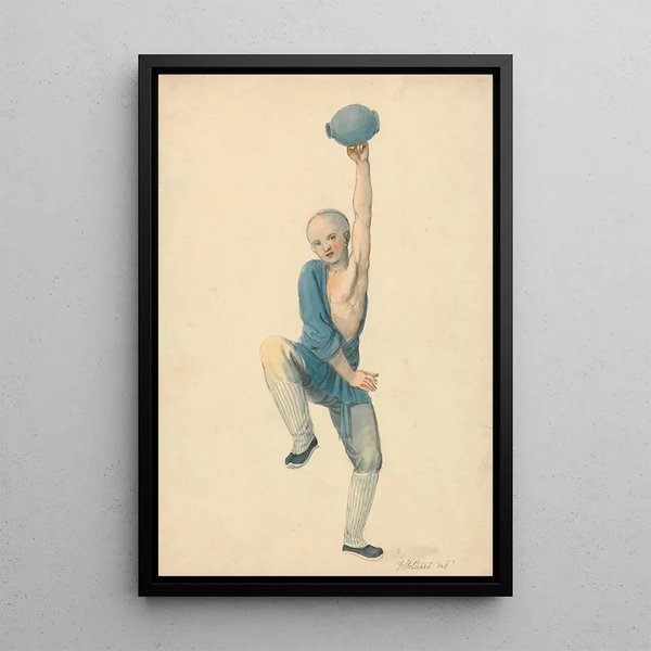 Young Chinese Painting - Thomas Stothard — framed artwork on a wall