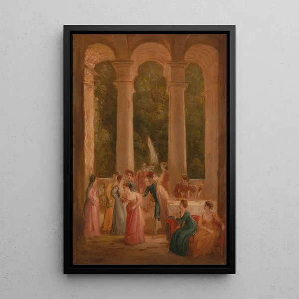 La Danse - Thomas Stothard — framed artwork on a wall