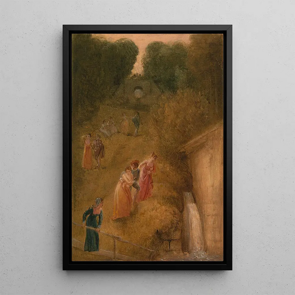 The Mill - Thomas Stothard — framed artwork on a wall