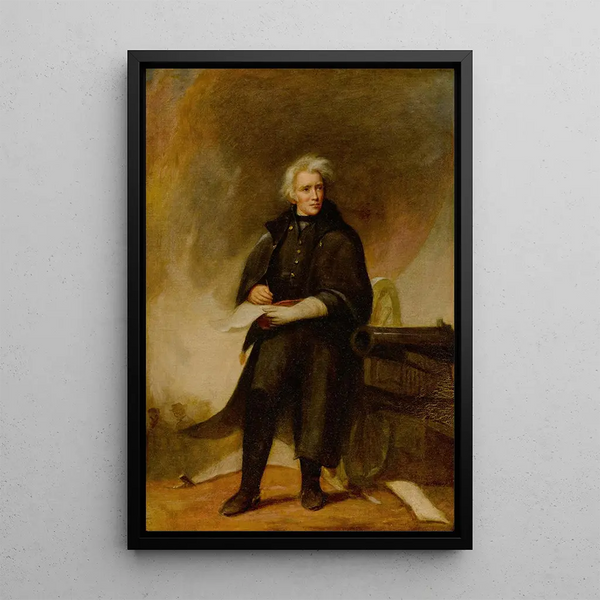 General Jackson painting after the Battle of New Orleans - Thomas Sully — framed artwork on a wall