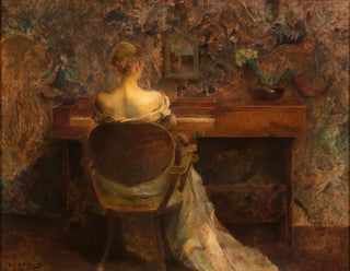 The harpsichord - Thomas Wilmer Dewing — artwork view