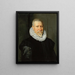 Portrait of an Old Man - Thomas de Keyser — framed artwork on a wall