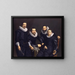 Syndics of the Guild of St. Luke in Amsterdam - Thomas de Keyser — framed artwork on a wall