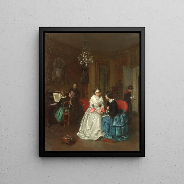 Confidence - Théophile Duverger — framed artwork on a wall