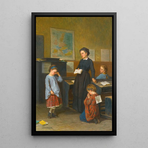 La Léon - Théophile Duverger — framed artwork on a wall