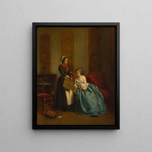 The Present - Théophile Duverger — framed artwork on a wall