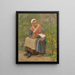 April in Brittany - Théophile Louis Deyrolle — framed artwork on a wall