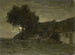a Sheep Enclosure at Dusk - Théophile de Bock — artwork view