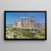 the Erechtheion Temple on the Acropolis - Thorald Læsøe — framed artwork on a wall