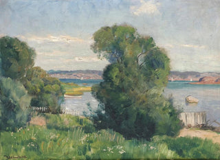 A summer day in Norway - Thorolf Holmboe — artwork view