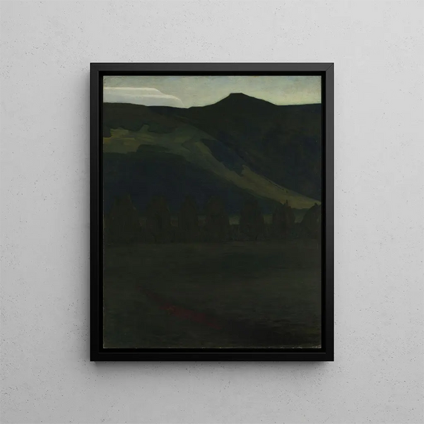 Klones in Vg Gudbrandsdalen - Thorvald Erichsen — framed artwork on a wall