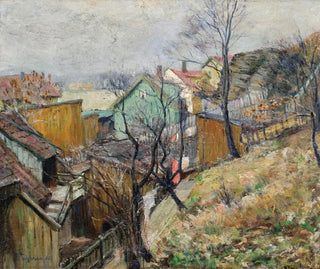 View of a Village - Thorvald Hagbart Torgersen — artwork view