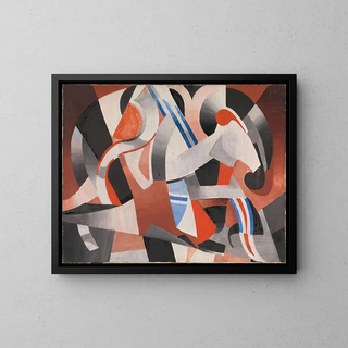 Composition - Thorvald Hellesen — framed artwork on a wall
