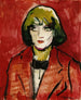 Portrait of a Woman - Thorvald Hellesen — artwork view