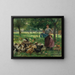 Under the Trees - Thérèse Marthe Françoise Cotard-Dupré — framed artwork on a wall