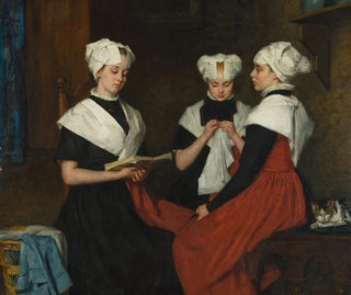 Three Orphans from the city of Amsterdam - Thérèse Schwartze — artwork view