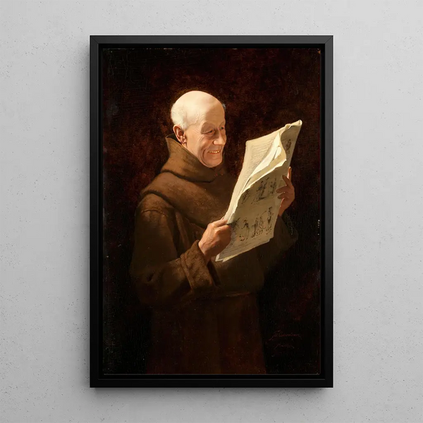 Journal amusant - Thure Nicolaus Cederström — framed artwork on a wall