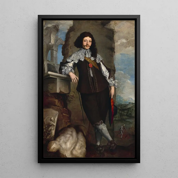 Lodovico Widmann - Tiberio Tinelli — framed artwork on a wall
