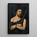 Christ in Ecce Homo - Tiberius Dominikus Wocher — framed artwork on a wall