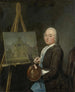 Portrait of Jan ten Compe, painter and art dealer in Amsterdam - Tibout Regters — artwork view