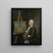 Portrait of Jan ten Compe, painter and art dealer in Amsterdam - Tibout Regters — framed artwork on a wall