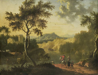 Italian landscape painting - Timotheus de Graef — artwork view