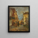 A city street - Tina Blau — framed artwork on a wall