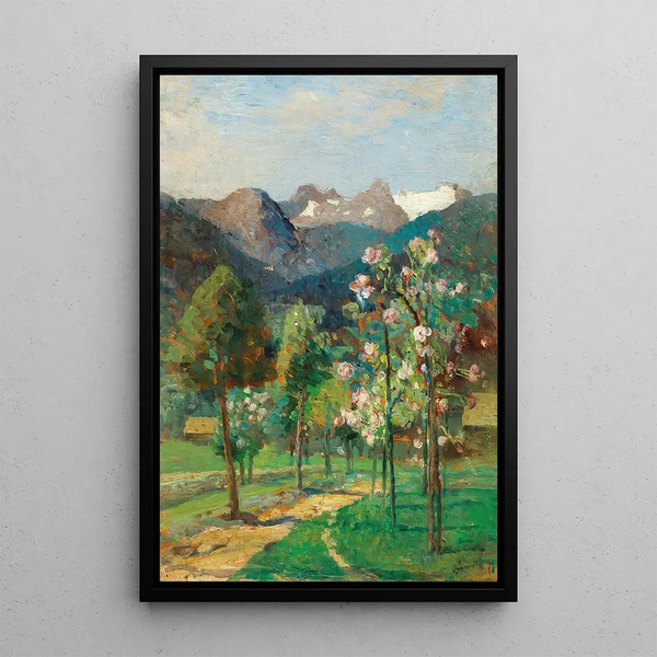 Altaussee Painting - Tina Blau — framed artwork on a wall