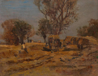 The regulation of the Danube - Tina Blau — artwork view