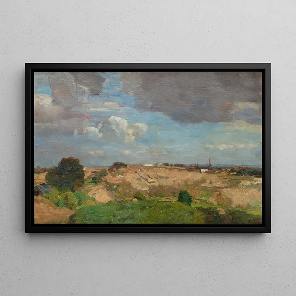 À la Türkenschanze - Tina Blau — framed artwork on a wall