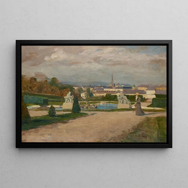 From the Belvedere - Tina Blau — framed artwork on a wall