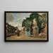 the Tuileries Sunny Day - Tina Blau — framed artwork on a wall