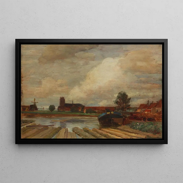 Dordrecht - Tina Blau — framed artwork on a wall