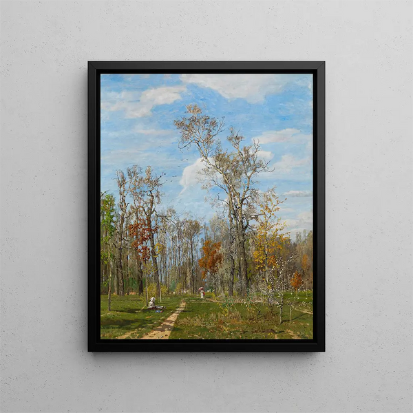 At the Krieau Prater Festival in Spring - Tina Blau — framed artwork on a wall