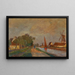 Motif of Franeker - Tina Blau — framed artwork on a wall