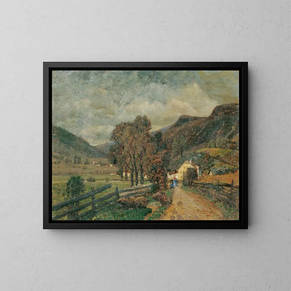 Oetz 1901 - Tina Blau — framed artwork on a wall