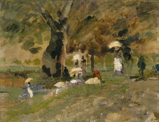 Summer Day at Prater - Tina Blau — artwork view