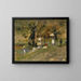 Summer Day at Prater - Tina Blau — framed artwork on a wall