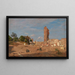 Autumn Afternoon at the Palatine - Tina Blau — framed artwork on a wall